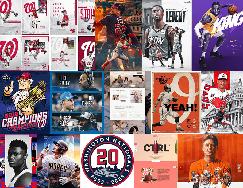 Moodboard_converted2 Moodboard with different sports graphics.