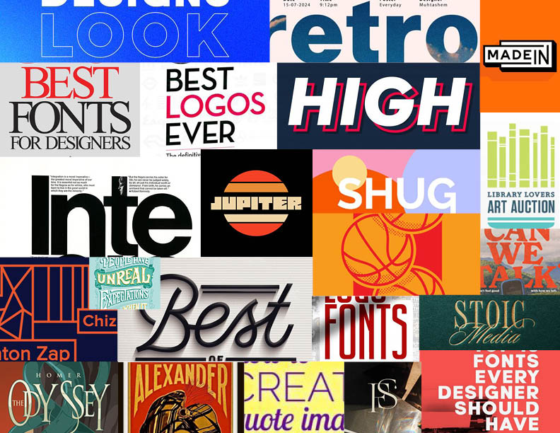 Moodboards4 Moodboard filled with differently styled graphics.
